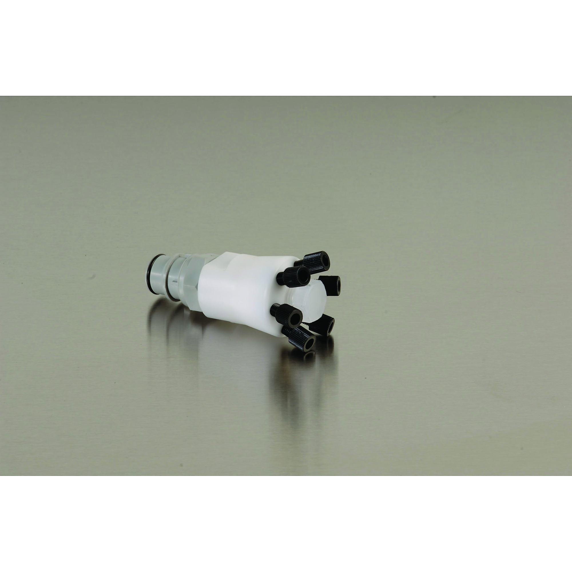 Justrite HPLC Poly Manifold — Polypropylene Quick Disconnect, For Safety Disposal Can, Model# 28178